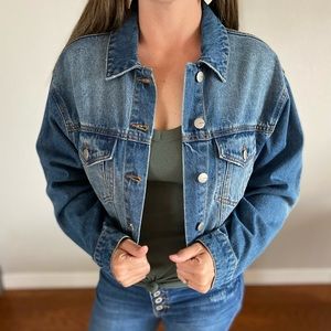 Francesca’s cropped denim jacket